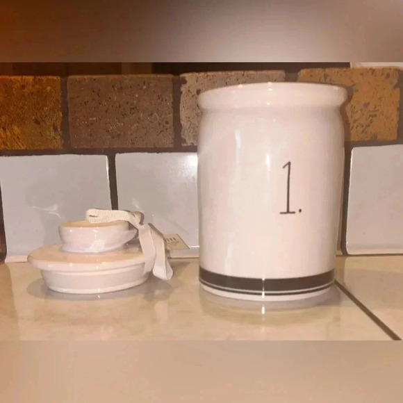 Rae Dunn Artisans Collection by Magenta Ceramic Jar with Lid. NWTS. - Picture 5 of 9